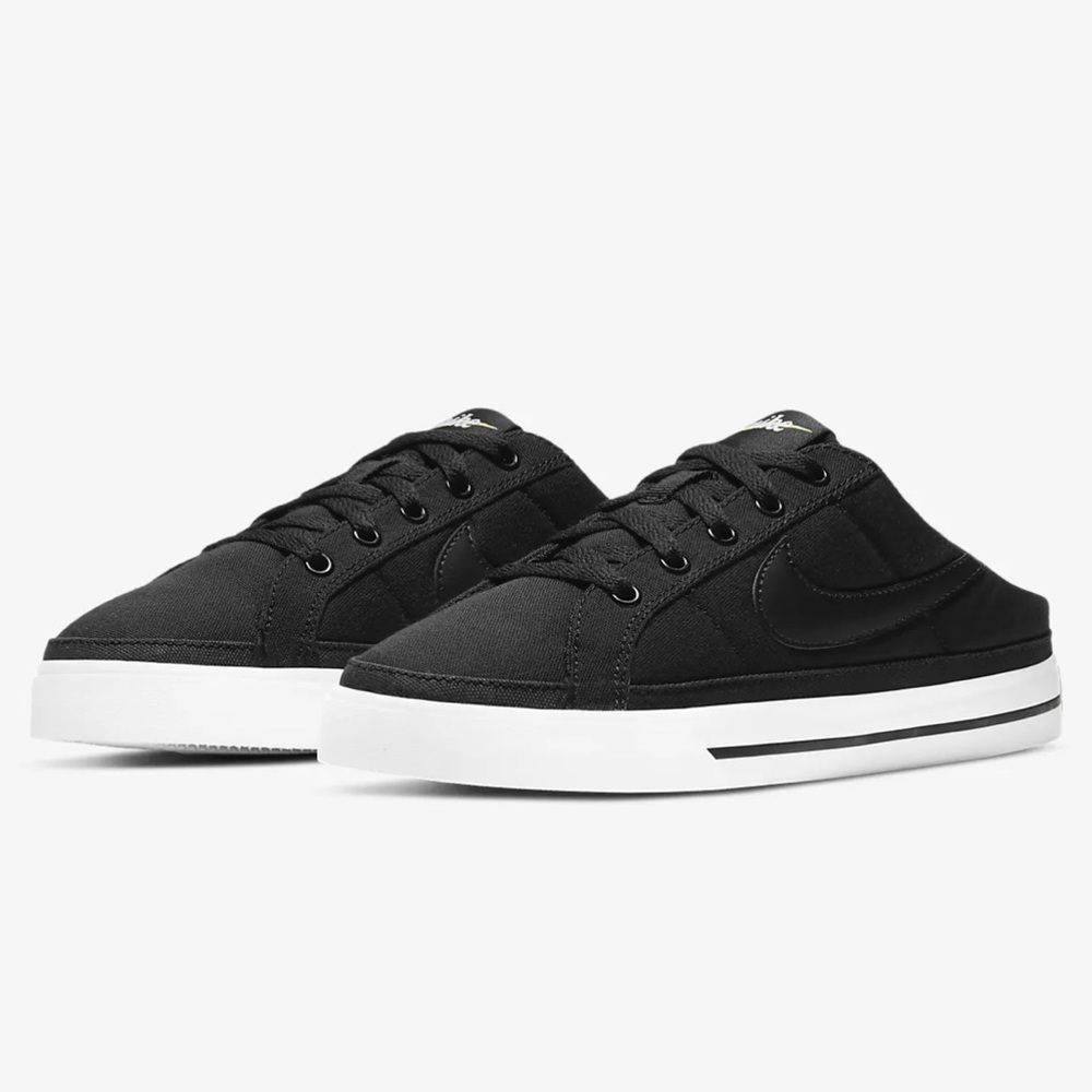 Women’s sz 7.5 Nike Court Legacy Mule Black